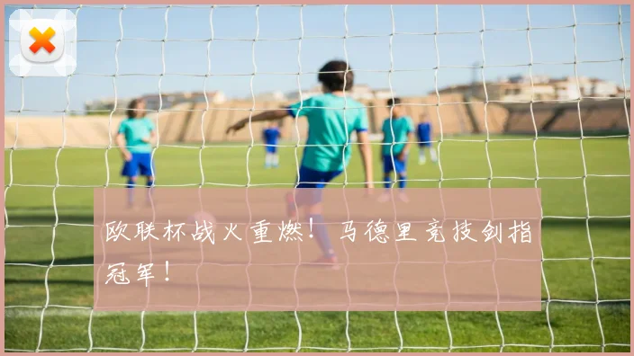 欧联杯战火重燃！马德里竞技剑指冠军！
